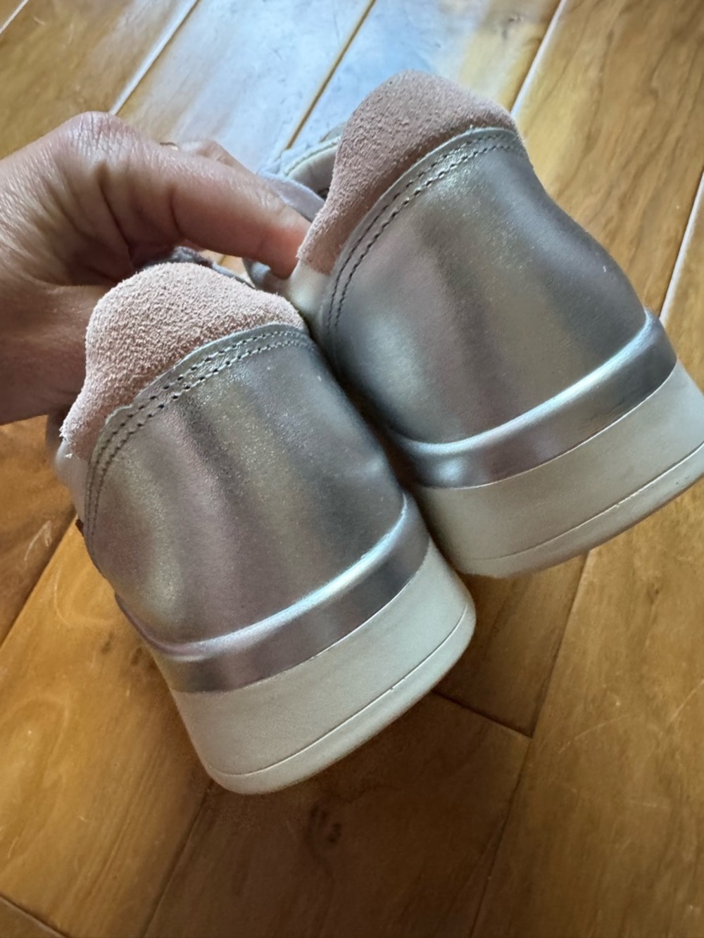 NWT Brioso Mimi Leather Zip Sneakers Sz 7,5 (no original box) - Picture 11 of 15